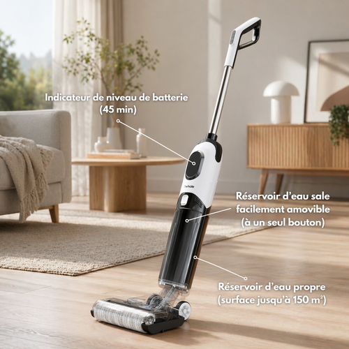 Aspirateur Laveur sans fil - Twhale