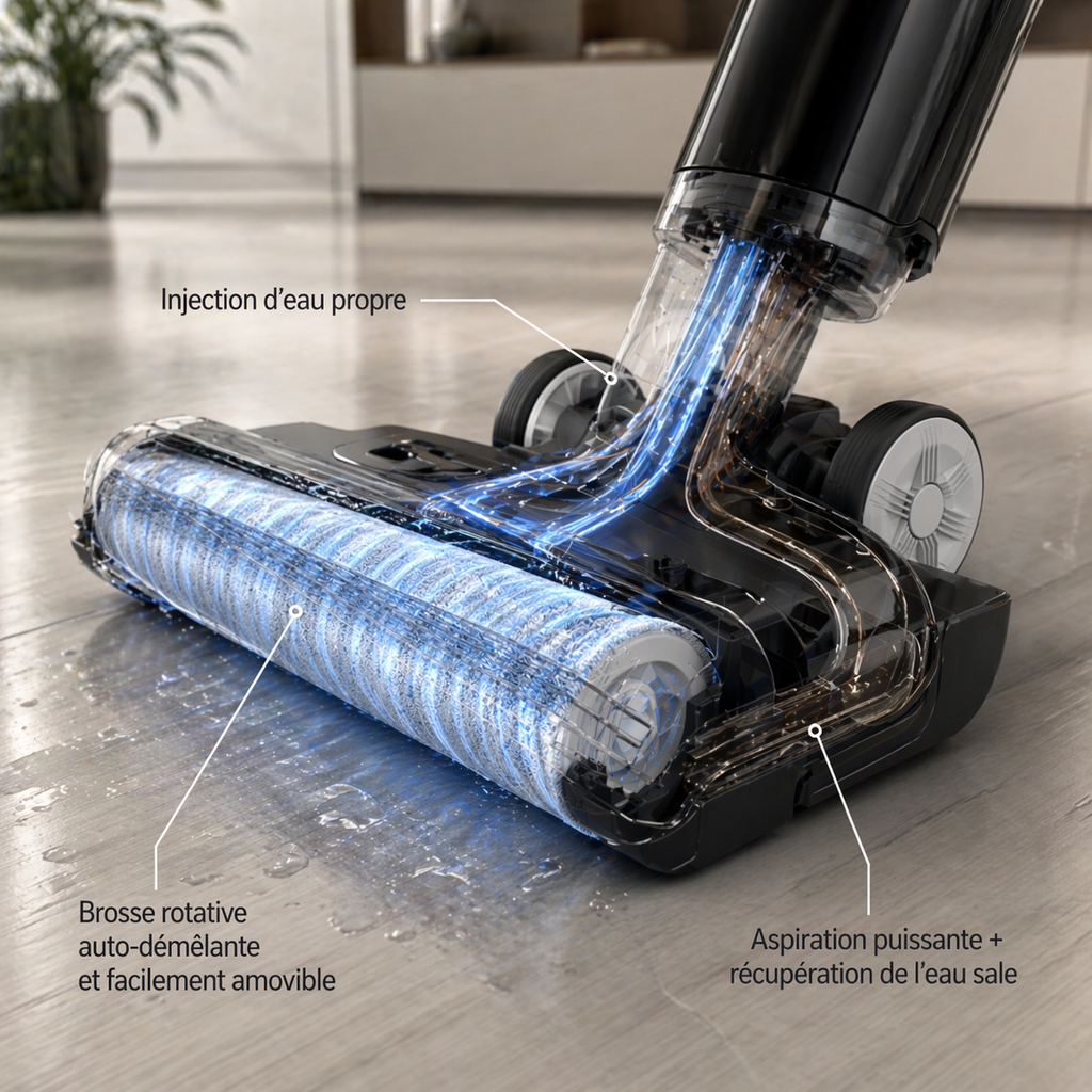 Aspirateur Laveur sans fil - Twhale