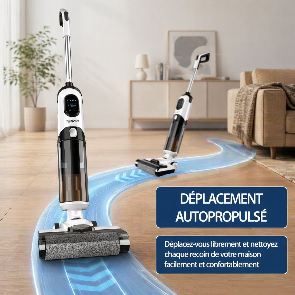Aspirateur Laveur sans fil - Twhale